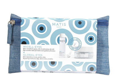 Set për sy Matis Paris Réponse Regard Krem për sy 15 ml + Pastrues 30 ml + Masazhues për sy + Çantë kozmetike