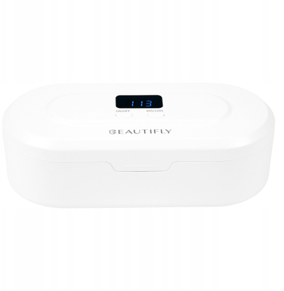 Sтерилизатор UV Beautifly Nails Hygia, за алатки за маникир, пренослив, бел