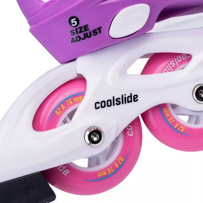 Patina inline Coolslide Meron Jr 92800597976, të rregullueshme, për fëmijë, shumëngjyrëshe