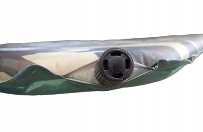 Dyshek vetëfryrës për kamping KUBISPORT Tourist Light, 186x53 cm, 2.5 cm trashësi, kamuflazh kaki