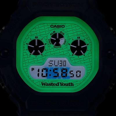 Orë dore për meshkuj Casio G/G-Shock DW-5900WY-2ER, e kaltër