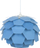Lampë varëse Beliani Segre S, E27 60W, plastike, blu