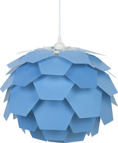 Lampë varëse Beliani Segre S, E27 60W, plastike, blu