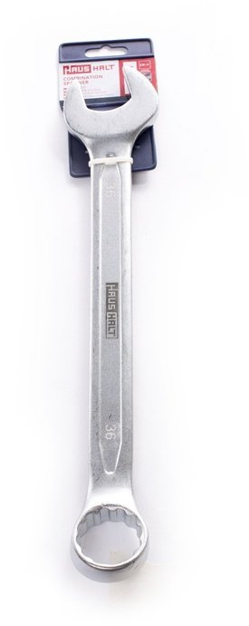 Çelës kombinim HausHalt, 36 mm, metalik argjendtë
