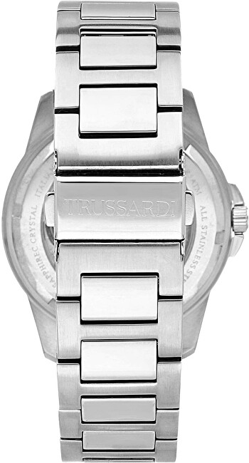 Orë për meshkuj Trussardi T-Hawk Automatic R2423153002, e argjendtë