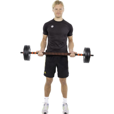 Set pesha Pure2Improve Hybrid, 30 kg, me doreza dhe shufër, i zi me të kuqe