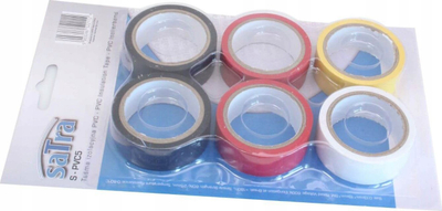 Shirit izolues elektrik Satra MIX, PVC, set 6 copë, shumëngjyrësh