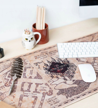 Mousepad Harry Potter Marauders Map XL, tekstil, rezistent ndaj ujit, shumëngjyrësh