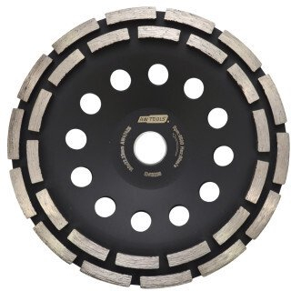 Disk bluarës AWTOOLS Segmented Diamond Cup, 180mm, për beton, i zi