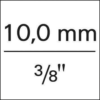 Çelës racete Wera 8000 B Zyklop Speed, 3/8\" 10 mm, me dorezë qefi, i zi me jeshile