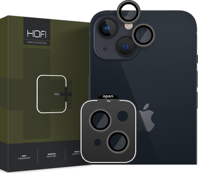 Mbrojtëse kamere Hofi Camring Pro+, për iPhone 15 15 Plus, alumini dhe xham, transparente