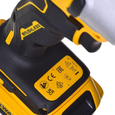 Vidë goditëse Dewalt XR DCF840D2T, 18V, 2Ah Li-Ion, e verdhë