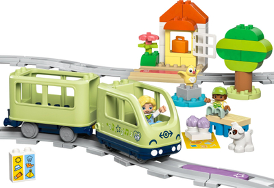 Lodër tren LEGO DUPLO Interactive Adventure Train, set edukativ për kalamajt e vegjël, shumëngjyrësh