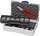 Set krimpimi Knipex Crimp Assortment, pseta profesionale 97 71 180, këmisha kabllosh DIN 46228, kuti plastike