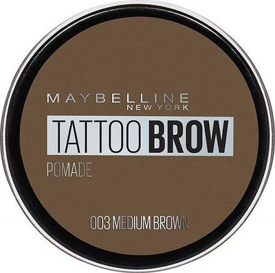 Pomadë për vetulla Maybelline Tattoo Brow, 03 Medium Brown, 4g
