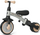 Трицикл 3во1 QPlay Stager, за деца 2-6 години, до 25 kg, сребрена боја