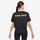 Bluzë e shkurtër Nike Dri Fit Pro SS për femra, sportive, e zezë