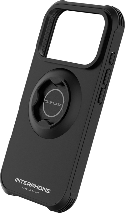 Mbulesë telefoni Interphone Quiklox Tetraforce, për iPhone 17 Pro Max, magnetike, e zezë