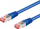 Kabllo rrjeti Goobay CAT 6 S/FTP, Patch, blu