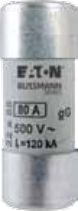 Lidhës cilindrik i siguresave Eaton C22G16, 690 V, 22 x 58 mm, 16 A, i argjendtë