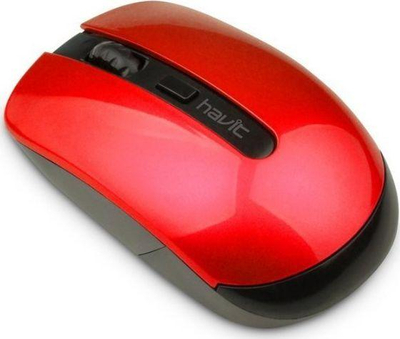 Maus Havit MS989GT, wireless, USB, i zi dhe i kuq
