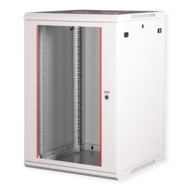 Kabinet mur për në mur ROLINE Wall Cabinet Basic Plus, 18U, 600x600mm, gri