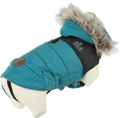 Pallto dimri për qen Zolux New Mountain, 25 cm, me kapuç, blu
