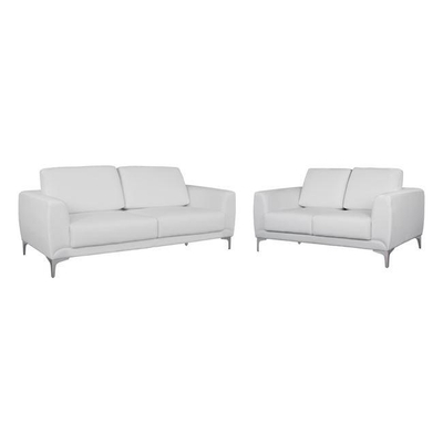 Set dhomë ndenjeje Kenzie 2-pjesësh HM11284.02, bardhë