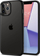 Kornizë mbrojtëse SPIGEN ULTRA HYBRID për iPhone 12/12 Pro, e zezë