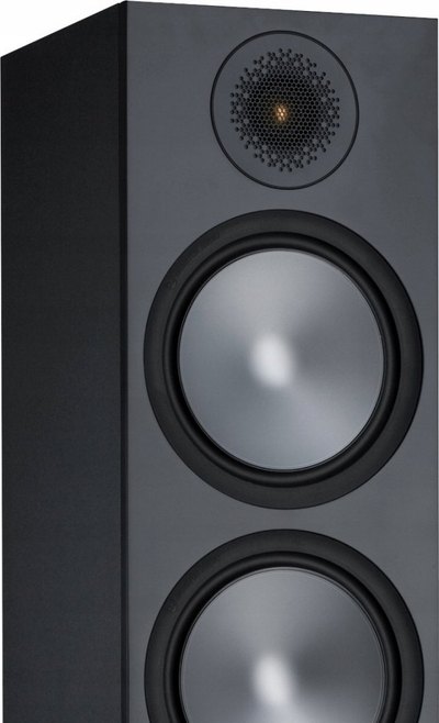 Kulla altoparlantësh Monitor Audio Bronze 500 6G, set çift, kolonë dyshemeje, të zinj