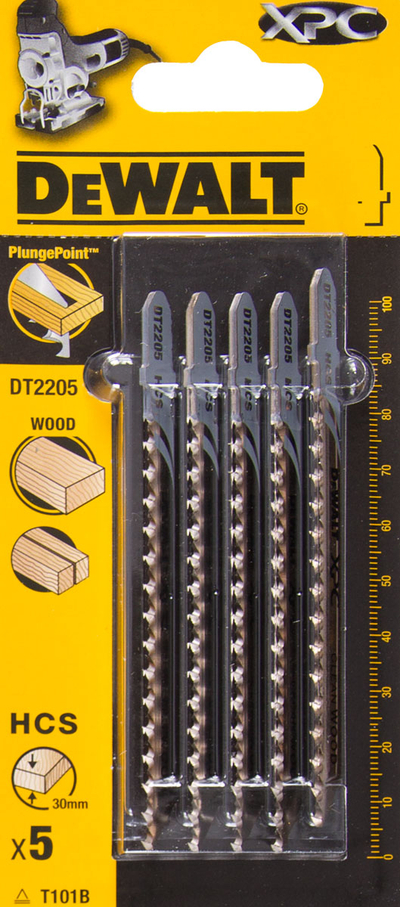 Set i tehave të sharrës Dewalt XPC DT2205, 5 copë