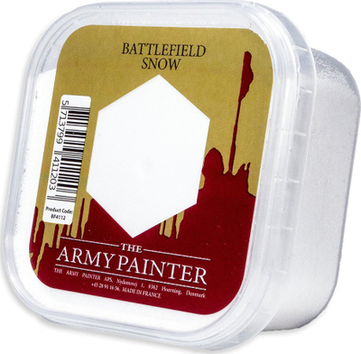 Material modelimi Army Painter Battlefields Snow, borë artificiale, e bardhë