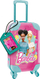 Set kreativ udhëtimi Lisciani Barbie Creative Suitcase 104666, me libër ngjyrosjeje dhe stikera, rozë