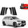 Folie karbonike shtyllash GrizzGlass BodyShield për Mercedes GLS 450d 2023, komplet, e zezë