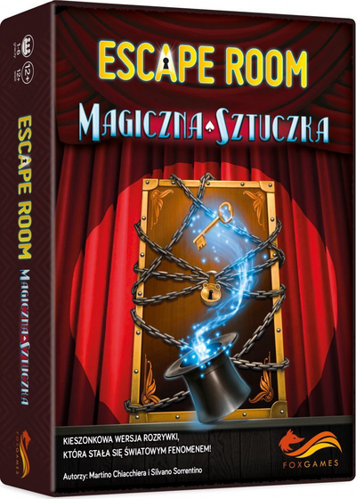 Lojë me letra FoxGames Escape Room Magic Trick, edicioni II, 12+