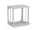 Kabinet rrjeti Alantec 19" Wall Cabinet 12U, 600 x 450 mm, gri