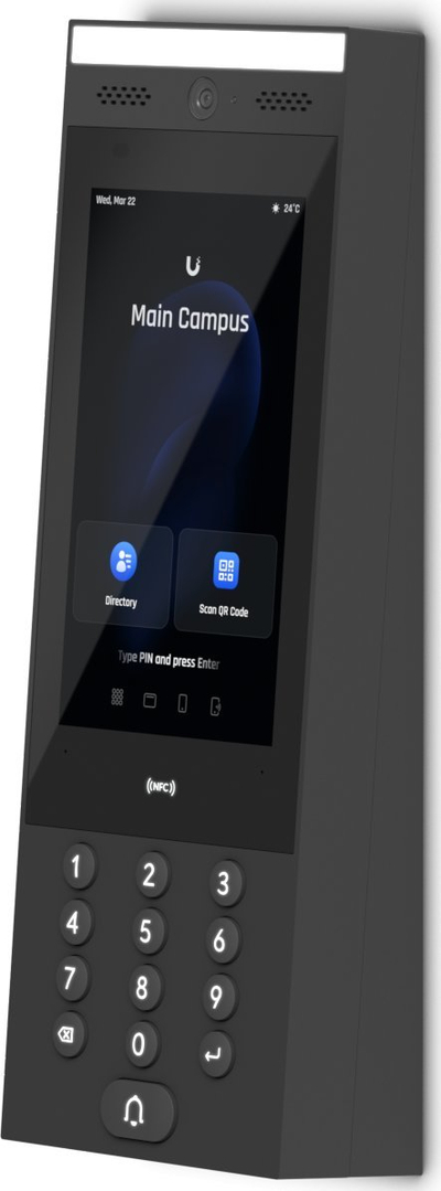 Mbajtëse murale Ubiquiti UACC Intercom SAM, montim sipërfaqësor, për UniFi Access Intercom, e zezë