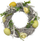 Kurorë zbukuruese Saska Gift and Decor, 24cm, Pashke me flutura edhe vezë, shumëngjyrëshe