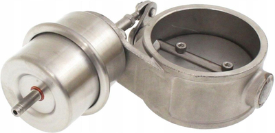 Valvul shkarkimi pneumatike Vacuum Closed, 63mm, inoks SS304, argjendtë