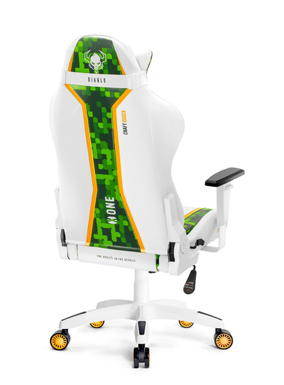 Karrige gaming Diablo Chairs X-One 2.0 Craft Edition, madhësi normale, lëkurë ekologjike, e zezë