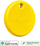 Gjetës universal Chipolo POP, Bluetooth, kompatibil me Apple Find My dhe Google Find My Device, i verdhë