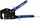 Pinca për profile Geko 260mm, çelik 65Mn, doreza ergonomike, blu e zezë