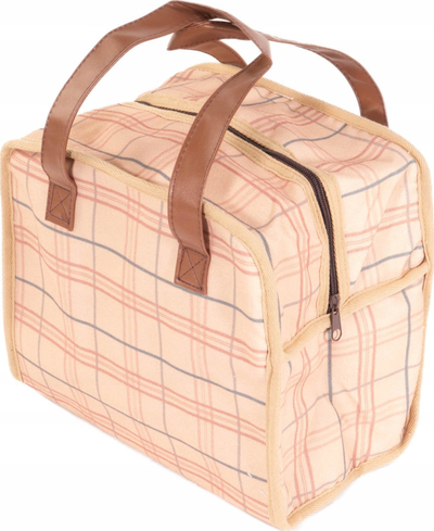 Çantë termike Home Styling Collection Cotton Thermal Bag, 11L, bezhë