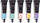 Set bazë hijeshimi Makeup Revolution Ultimate Pigment Base, 5 copë, shumëngjyrësh