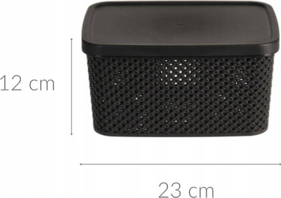 Kontenier plastik Storage Solutions, 3500 ml, kapak i zi
