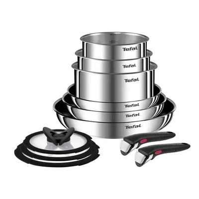 Set tengjeresh Tefal Ingenio Emotion, 11 pjesë, për induksion, inoks