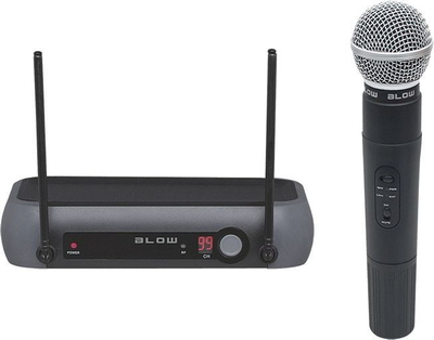 Sistem mikrofoni wireless Blow PRM 901, 50m, me 2 mikrofona, i zi
