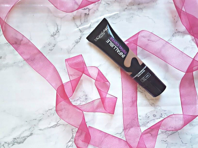 Fondatinë L'Oréal Infallible Total Cover 32 Amber, mbulim i plotë, 35g