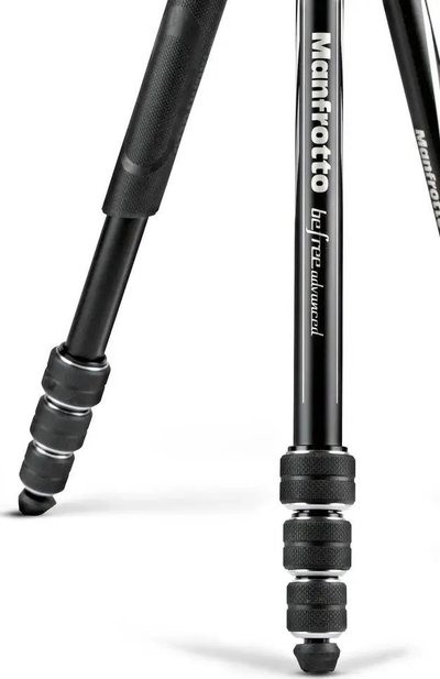 Tripod Manfrotto Befree Advanced Live Twist, alumin, për video, i zi