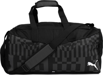 Çantë sportive Puma individualRISE Medium 79913 03, 44L, me ndarje për këpucë, e zezë gri